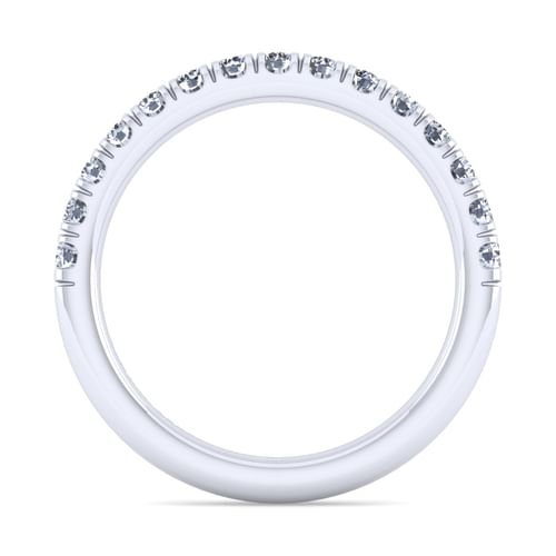 14K White Gold Matching Wedding Band