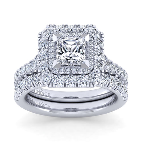 14K White Gold Matching Wedding Band