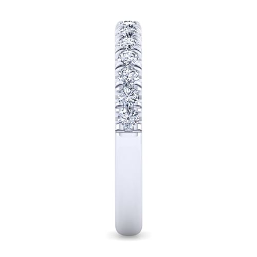 14K White Gold Matching Wedding Band