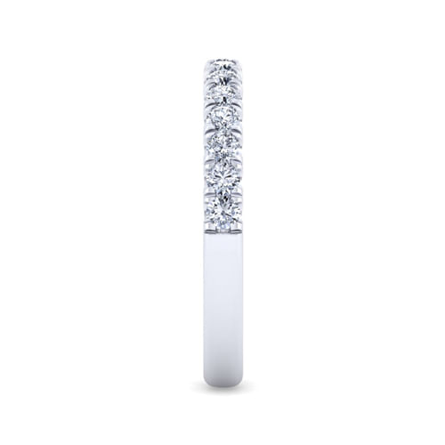 14K White Gold Matching Wedding Band