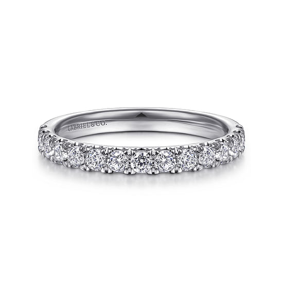 Gabriel - 14K White Gold Matching Wedding Band