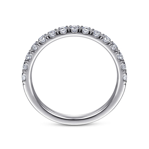 14K White Gold Matching Wedding Band