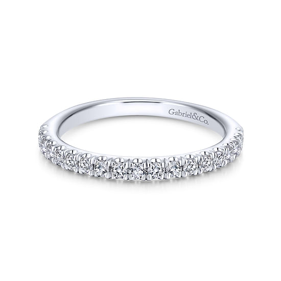 Gabriel - 14K White Gold Matching Wedding Band