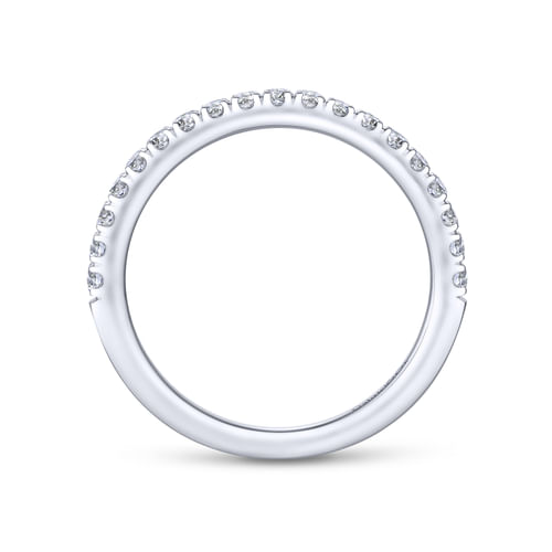 14K White Gold Matching Wedding Band