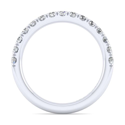 14K White Gold Matching Wedding Band