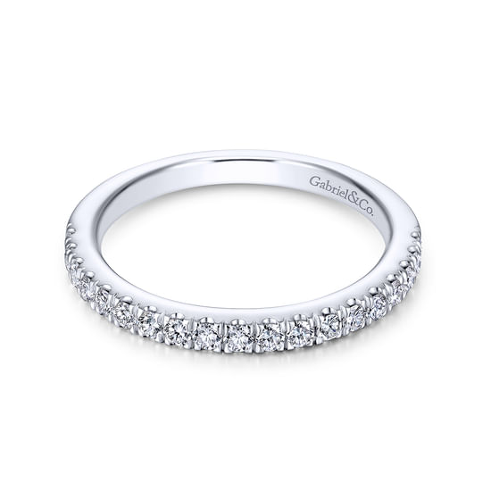 Gabriel - 14K White Gold Matching Wedding Band