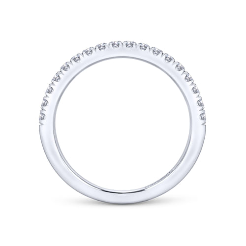 14K White Gold Matching Wedding Band