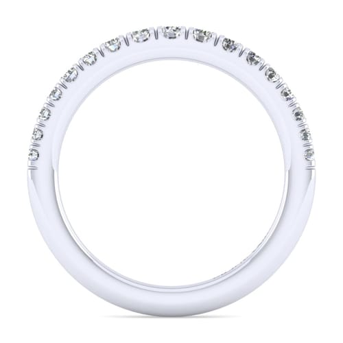 14K White Gold Matching Wedding Band