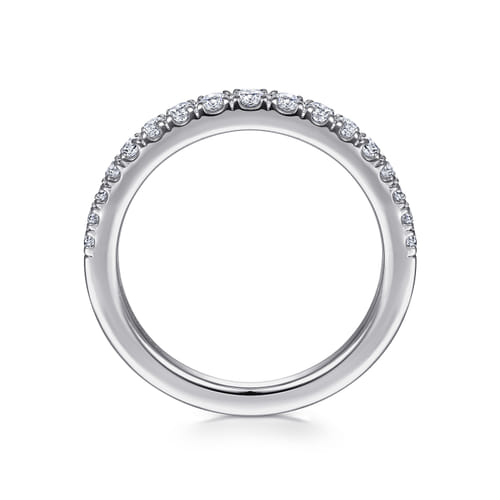 14K White Gold Matching Wedding Band