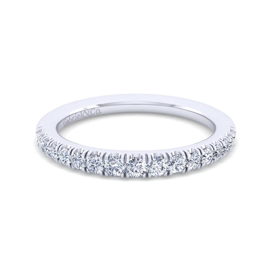 Gabriel - 14K White Gold Matching Wedding Band