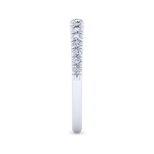 14K White Gold Matching Wedding Band