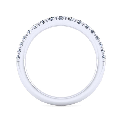 14K White Gold Matching Wedding Band
