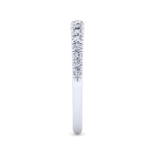 14K White Gold Matching Wedding Band