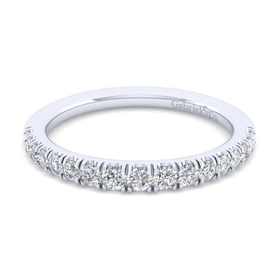 Gabriel - 14K White Gold Matching Wedding Band