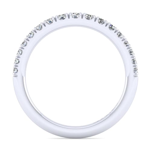 14K White Gold Matching Wedding Band