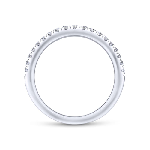 14K White Gold Matching Wedding Band