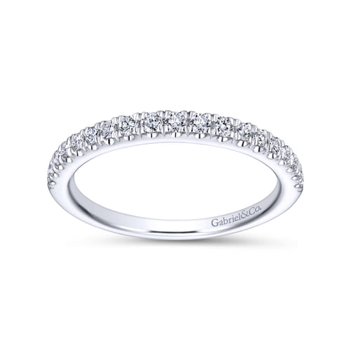 14K White Gold Matching Wedding Band