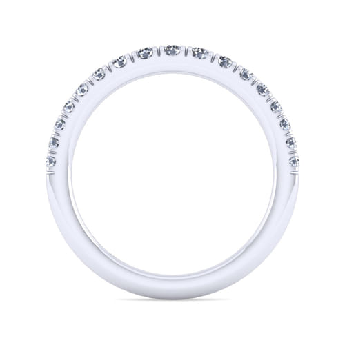 14K White Gold Matching Wedding Band
