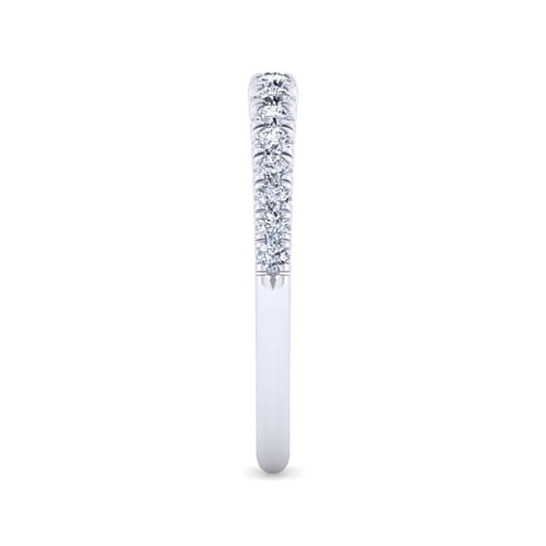 14K White Gold Matching Wedding Band