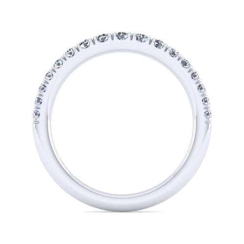 14K White Gold Matching Wedding Band