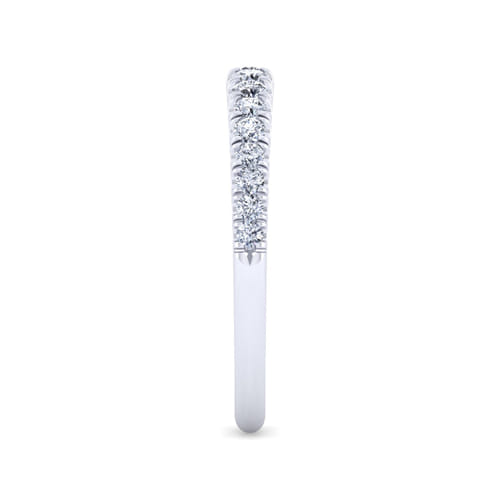 14K White Gold Matching Wedding Band