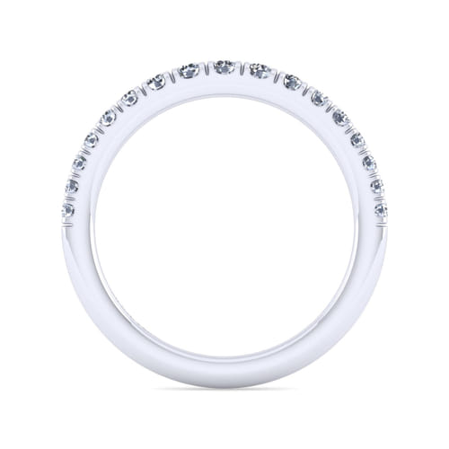14K White Gold Matching Wedding Band