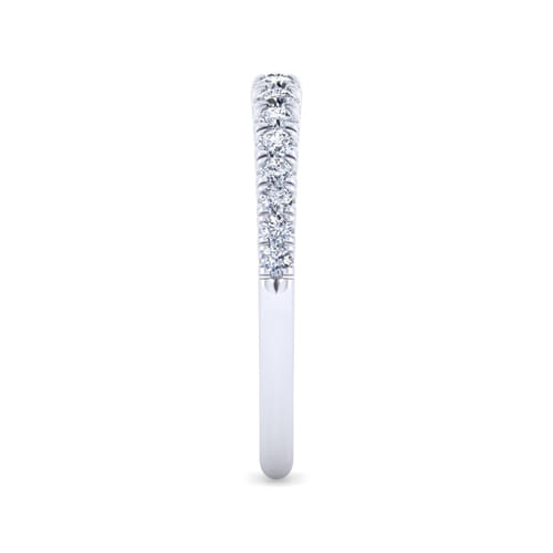 14K White Gold Matching Wedding Band