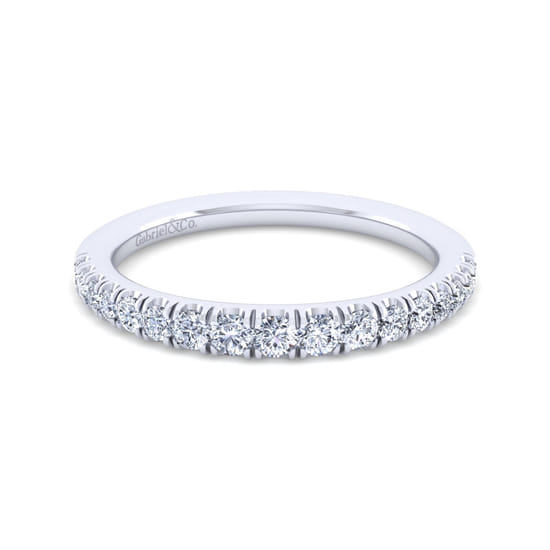 Gabriel - 14K White Gold Matching Wedding Band