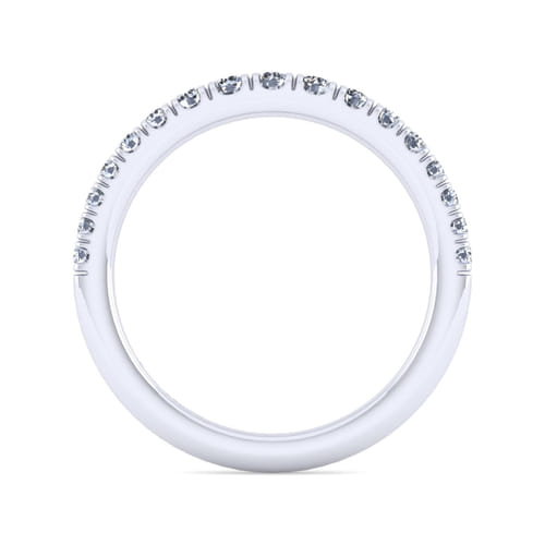 14K White Gold Matching Wedding Band