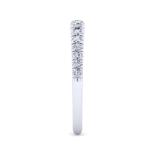 14K White Gold Matching Wedding Band