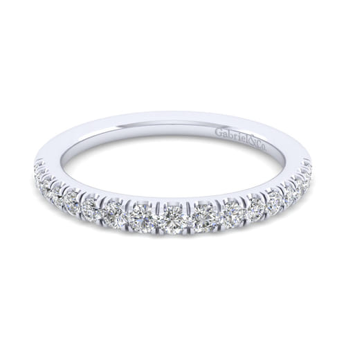 14K White Gold Matching Wedding Band