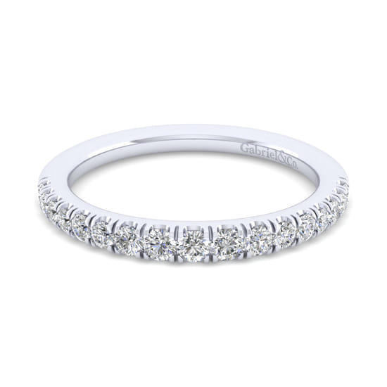 Gabriel - 14K White Gold Matching Wedding Band