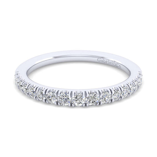 Gabriel - 14K White Gold Matching Wedding Band