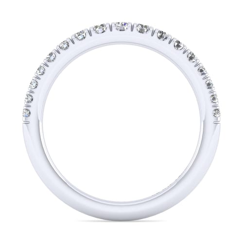 14K White Gold Matching Wedding Band