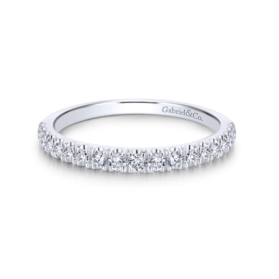 Gabriel - 14K White Gold Matching Wedding Band