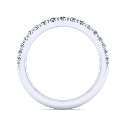 14K White Gold Matching Wedding Band