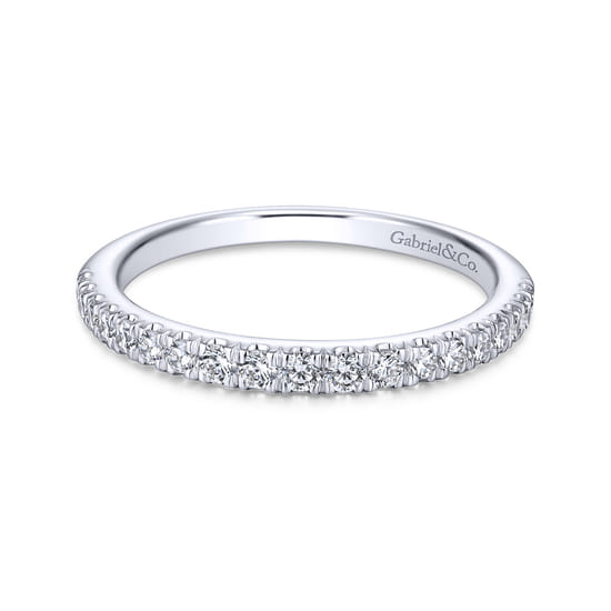 Gabriel - 14K White Gold Matching Wedding Band Gabriel - 14K White Gold Matching Wedding Band