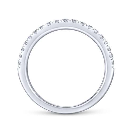14K White Gold Matching Wedding Band