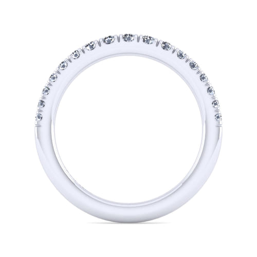14K White Gold Matching Wedding Band