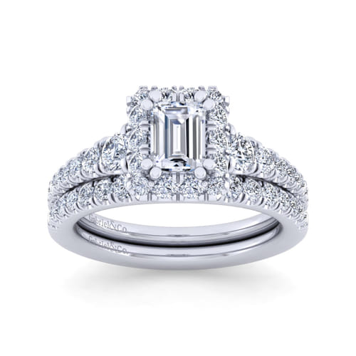 14K White Gold Matching Wedding Band