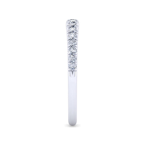 14K White Gold Matching Wedding Band