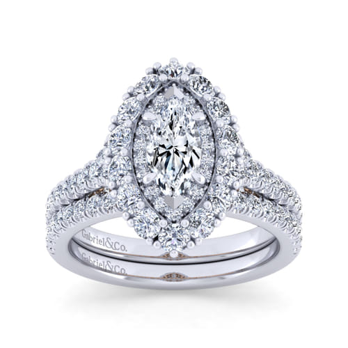 14K White Gold Matching Wedding Band 14K White Gold Matching Wedding Band