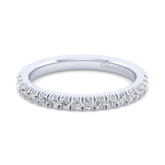 Gabriel - 14K White Gold Matching Wedding Band Gabriel - 14K White Gold Matching Wedding Band