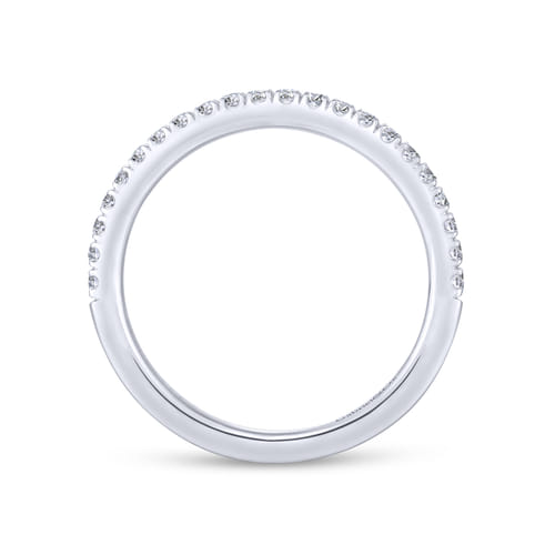 14K White Gold Matching Wedding Band