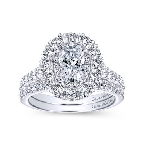 14K White Gold Matching Wedding Band