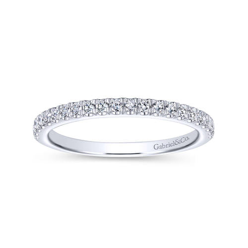 14K White Gold Matching Wedding Band
