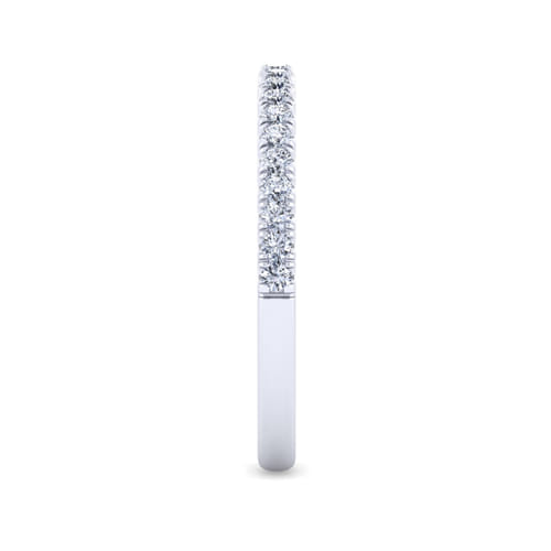 14K White Gold Matching Wedding Band