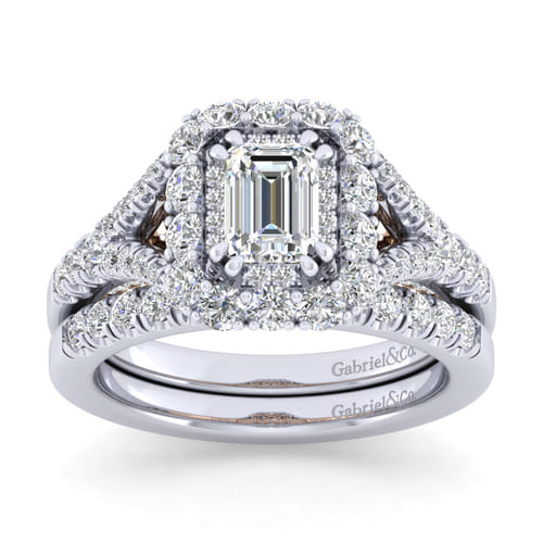 14K White Gold Matching Wedding Band