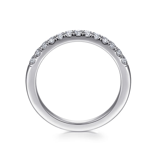 14K White Gold Matching Wedding Band