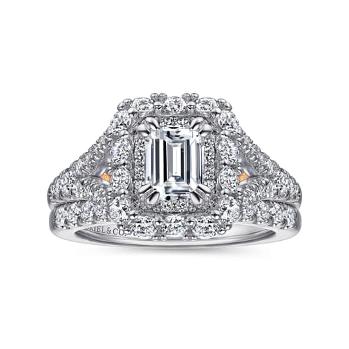 14K White Gold Matching Wedding Band